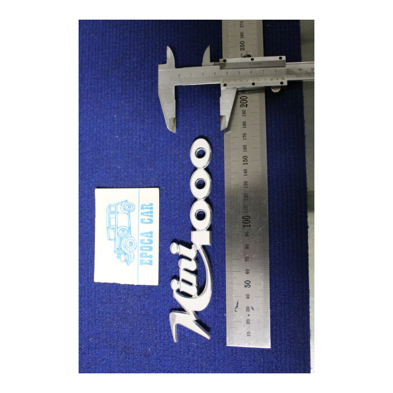 SCRITTA "MINI 1000" METALLO CROMATO