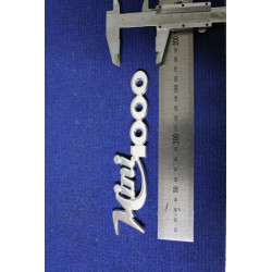 SCRITTA "MINI 1000" METALLO CROMATO