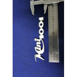 SCRITTA "MINI 1001" METALLO CROMATO