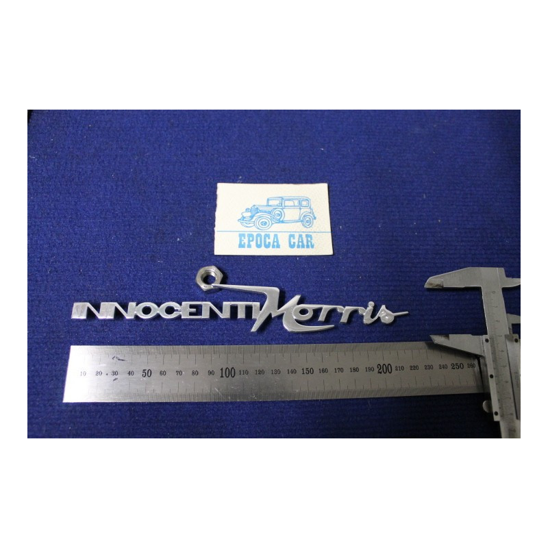 EMBLEM "INNOCENTI MORRIS" METAL CHROME