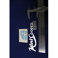 EMBLEM "MINI COOPER 1300" METAL CHROME