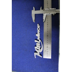 EMBLEM "MINI MINOR" (BIG THICKNESS) METAL CHROME