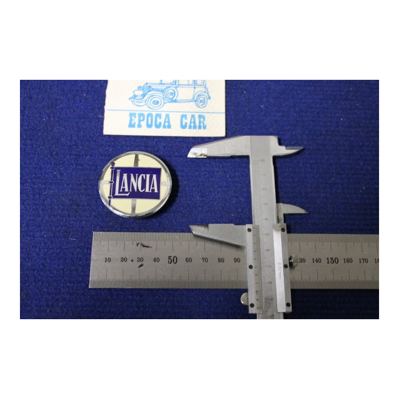 STEMMA ROTONDO "LANCIA" DIAMETRO 44mm METALLO CROMATO