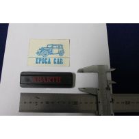 EMBLEM "ABARTH" RED WRITING FOR A112  PLASTIC
