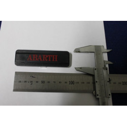 EMBLEM "ABARTH" RED WRITING FOR A112  PLASTIC