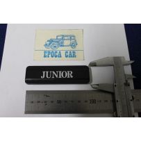 SCRITTA "JUNIOR" LATERALE X A112 (CON SBALZO)   PLASTICA NERA