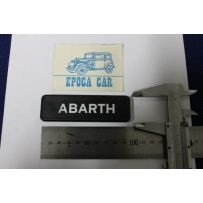 SCRITTA "ABARTH" LATERALE X A112  PLASTICA NERA