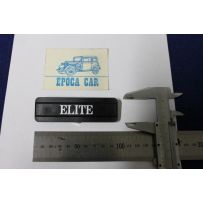 SCRITTA "ELITE" (CON SBALZO) LATERALE X A112  PLASTICA NERA