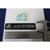 EMBLEM "A112 JUNIOR"  BLACK PLASTIC