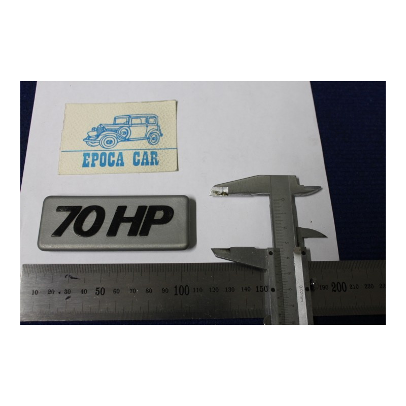 SCRITTA "70 HP" LATERALE X A112   PLASTICA
