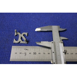 SCRITTA "2C"   METALLO CROMATO