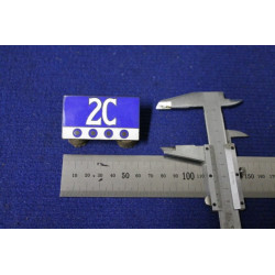 STEMMA "2C"   OTTONE SMALTATO