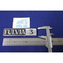 SCRITTA "FULVIA 3" X COUPE'     METALLO CROMATO