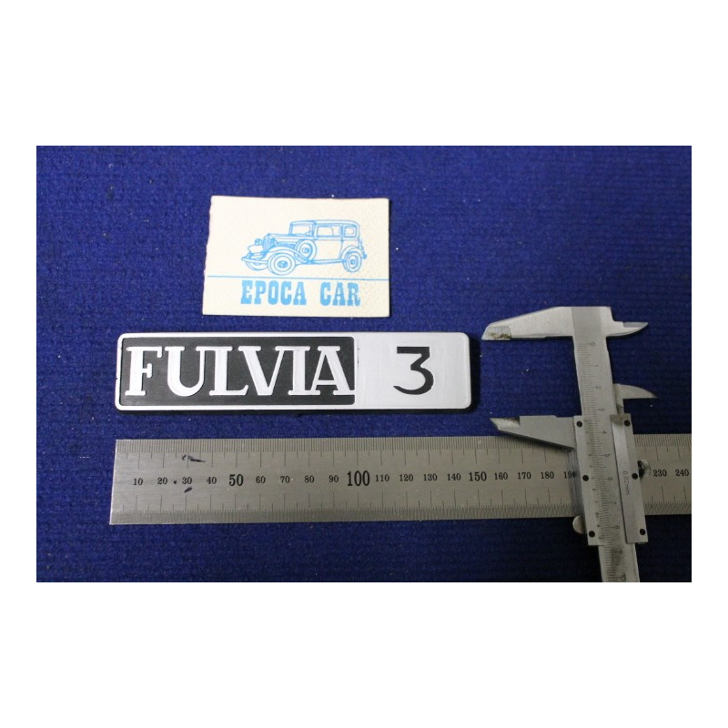 SCRITTA "FULVIA 3" X COUPE'    IN PLASTICA