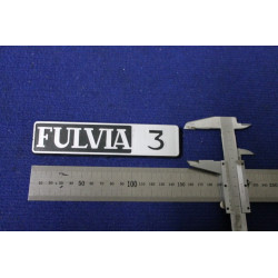 EMBLEM "FULVIA 3"  (COUPE')   PLASTIC