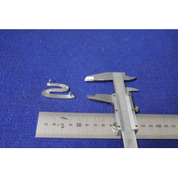 EMBLEM "S" FOR FULVIA ZAGATO 2300   METAL CHROME