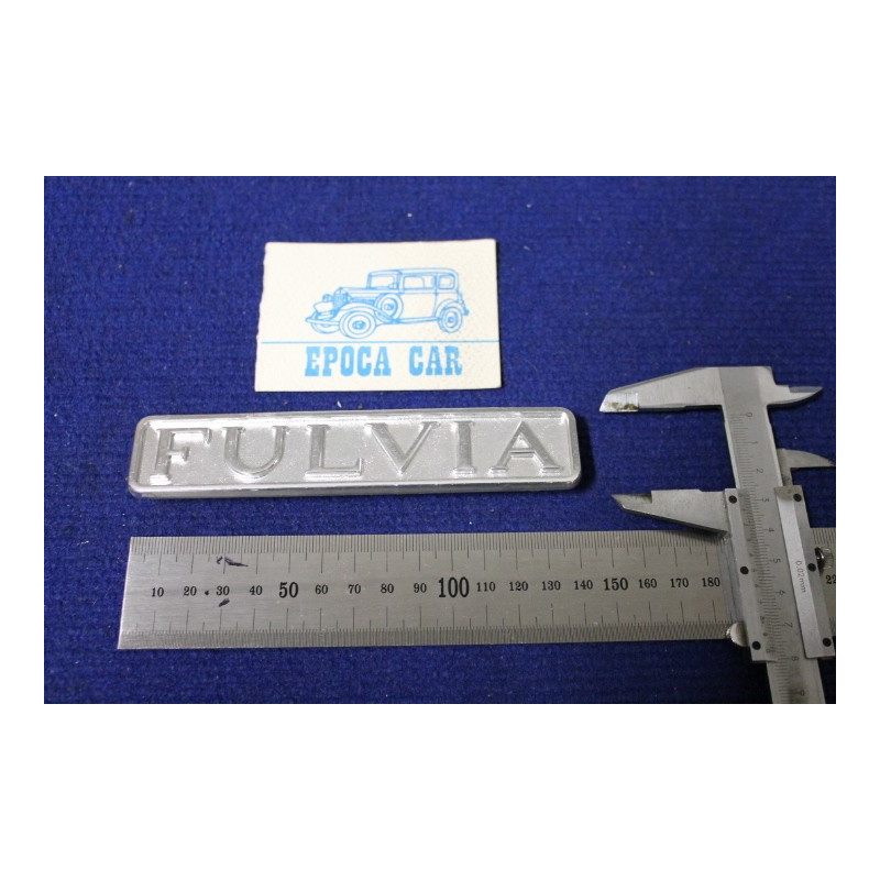 EMBLEM "FULVIA"  METAL CHROME