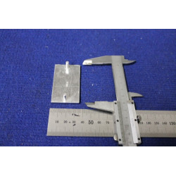SCRITTA "1,6 HF"  METALLO CROMATO