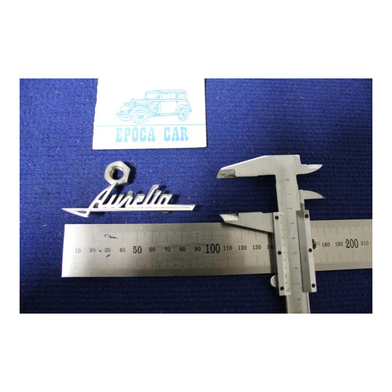 SCRITTA "AURELIA"   METALLO CROMATO