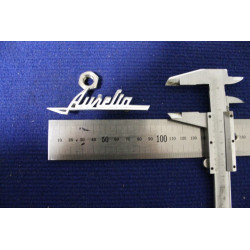 EMBLEM "AURELIA"  METAL CHROME