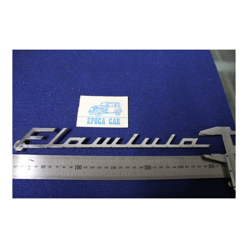EMBLEM "FLAMINIA"   METAL CHROME