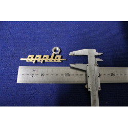 SCRITTA  "APPIA"   METALLO DORATO
