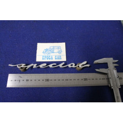 SCRITTA "SPECIAL"  IN CORSIVO   METALLO CROMATO