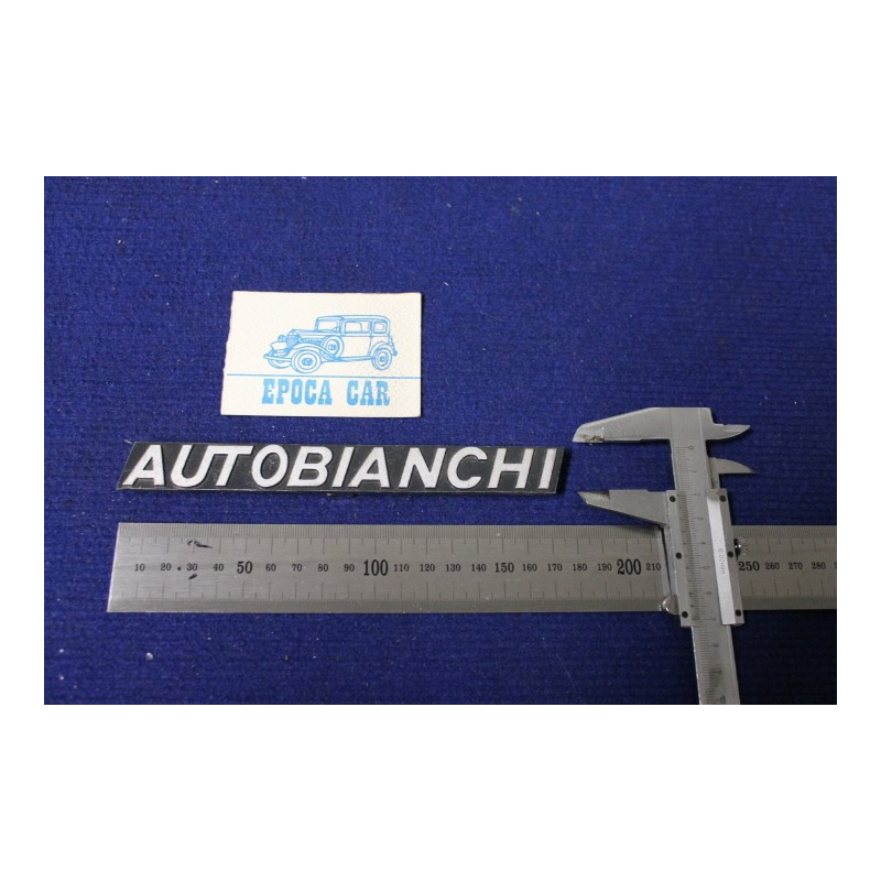 SCRITTA "AUTOBIANCHI"   METALLO