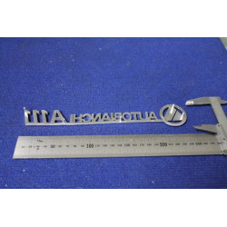 EMBLEM "AUTOBIANCHI A 111"   METAL CHROME