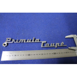 EMBLEM "PRIMULA COUPE'" METAL CHROME