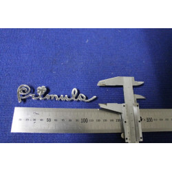 EMBLEM "PRIMULA" (SMALL TYPE 115 mm)  METAL CHROME
