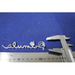 EMBLEM "PRIMULA" (SMALL TYPE 115 mm)  METAL CHROME