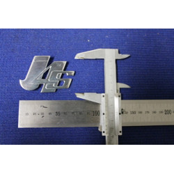 EMBLEM "J4 S"  METAL CHROME