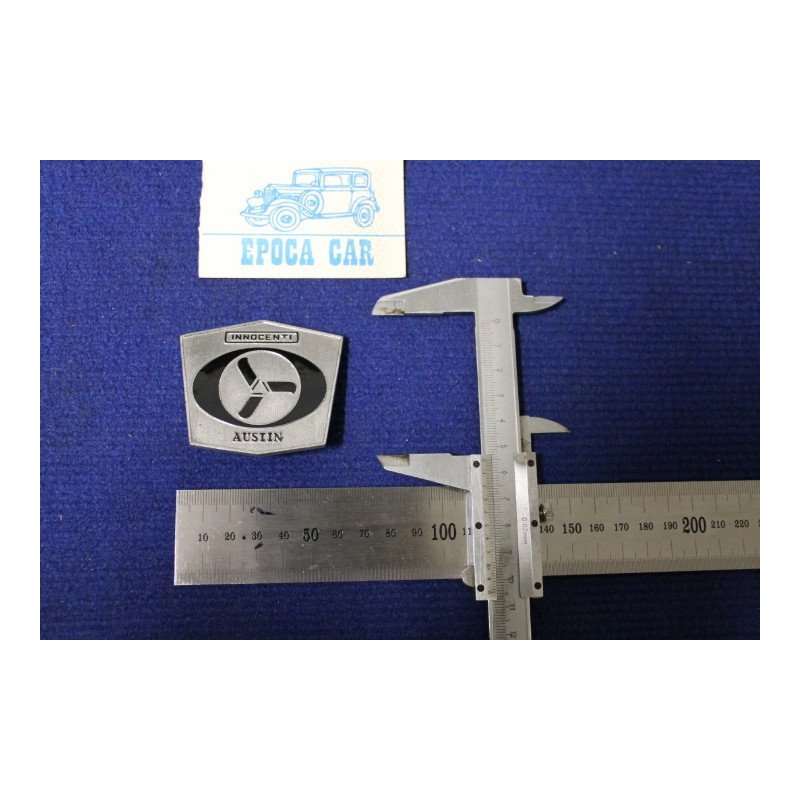 BADGE "INNOCENTI AUSTIN"  METAL CHROME