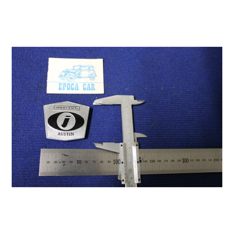 BADGE "INNOCENTI AUSTIN"  METAL CHROME