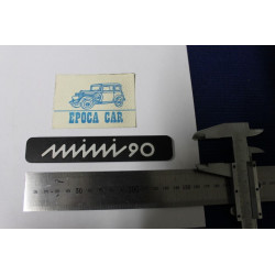 EMBLEM "MINI 90"  BLACK METAL