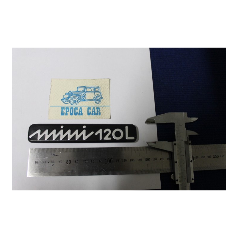 SCRITTA "MINI 120 L"   PLASTICA