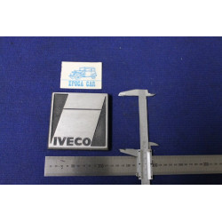 BADGE "IVECO" WHIT SUPPORT  METAL