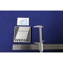 BADGE "IVECO" WHIT SUPPORT  METAL