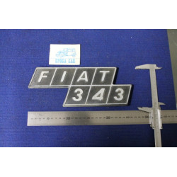 EMBLEM "FIAT 343"  PLASTIC