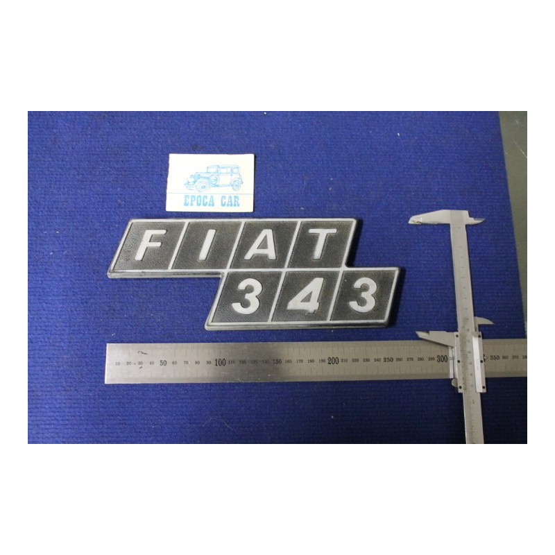 EMBLEM "FIAT 343"  PLASTIC