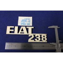 EMBLEM "FIAT 238"  WHITE PLASTIC