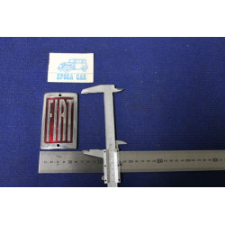 STEMMA "FIAT" ALTEZZA 100 mm  METALLO CROMATO