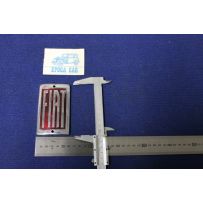 BADGE "FIAT"  HEIGHT  100 mm   METAL CHROME