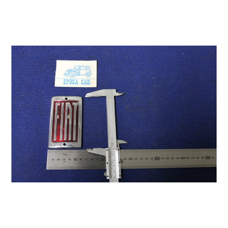 STEMMA "FIAT" ALTEZZA 100 mm  METALLO CROMATO
