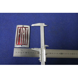 STEMMA "FIAT" ALTEZZA 100 mm  METALLO CROMATO