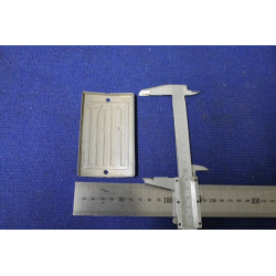 STEMMA "FIAT" ALTEZZA 100 mm  METALLO CROMATO