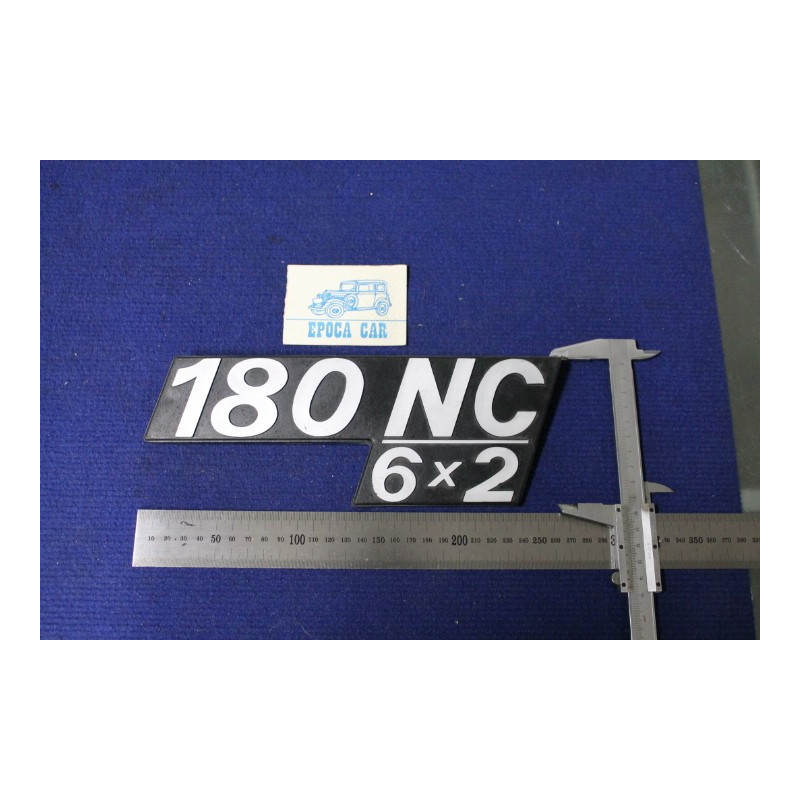 EMBLEM "180 NC 6X2"  PLASTIC