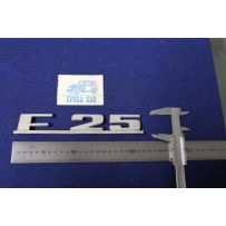 SCRITTA "F 25"   ALLUMINIO