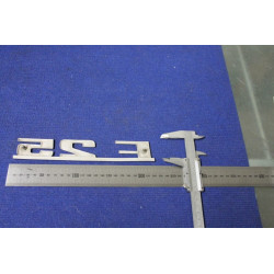 SCRITTA "F 25"   ALLUMINIO